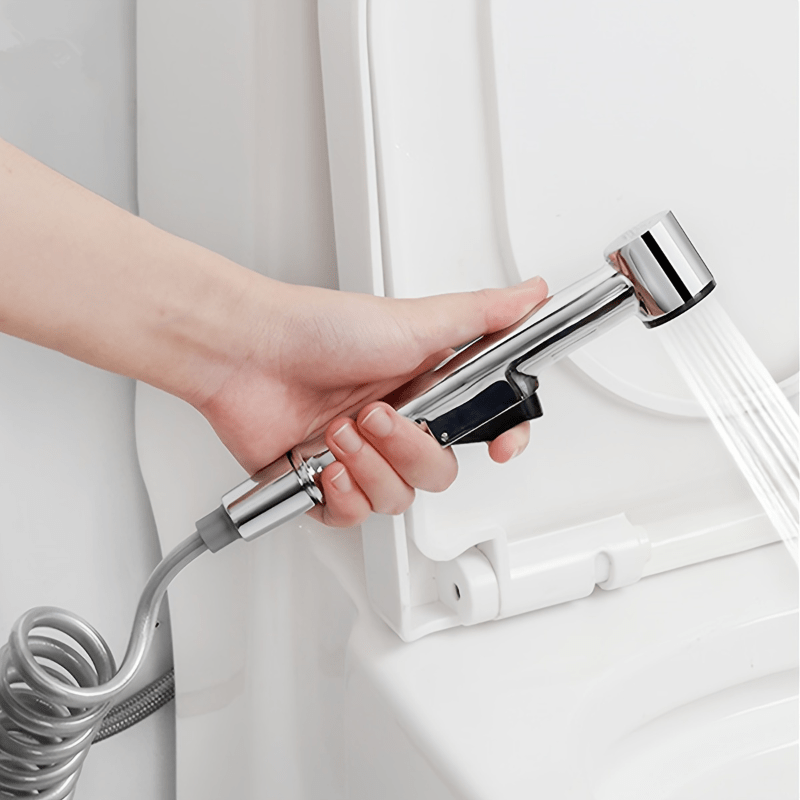 Toilet Hand Bidet Faucet Bathroom Sprayer with T Adapter