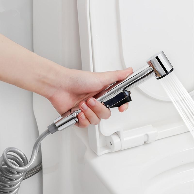 Toilet Hand Bidet Faucet Bathroom Sprayer with T Adapter