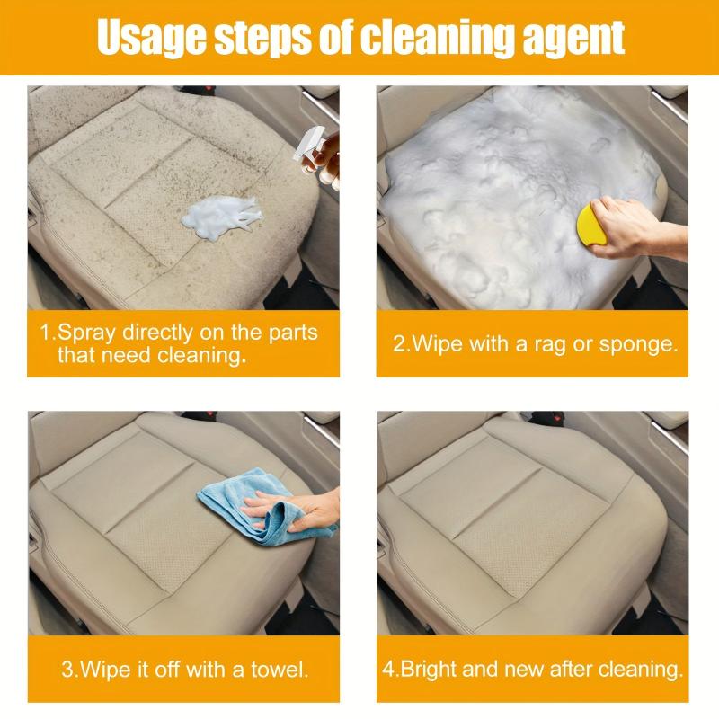 250ML Car Seat Cleaner - Effective Faux Leather Interior Cleaner