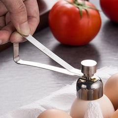 Stainless Steel Egg Opener Kitchen Metal Egg Opener