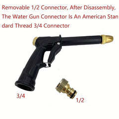 High Pressure Water Sprayer Portable Hose Nozzle Spray Adjustable Garden Car