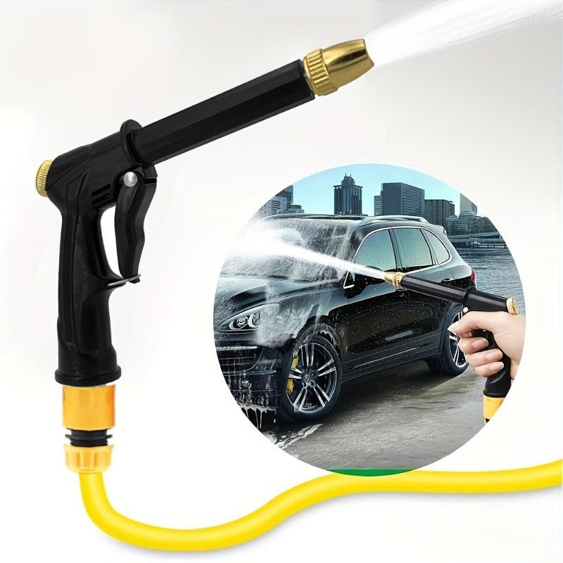 High Pressure Water Sprayer Portable Hose Nozzle Spray Adjustable Garden Car