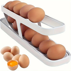 Egg Dispenser Egg Rolling Storage Rack Egg Tray Dispenser