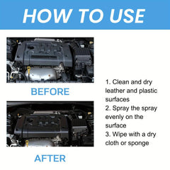 Car Faux Leather Interior Refurbishment Spray
