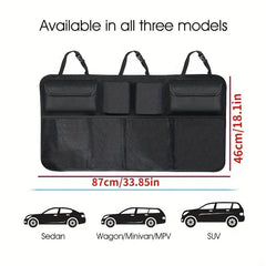 Car Trunk Organizer Backseat Storage Bag Net Oxford Seat Back Organizers