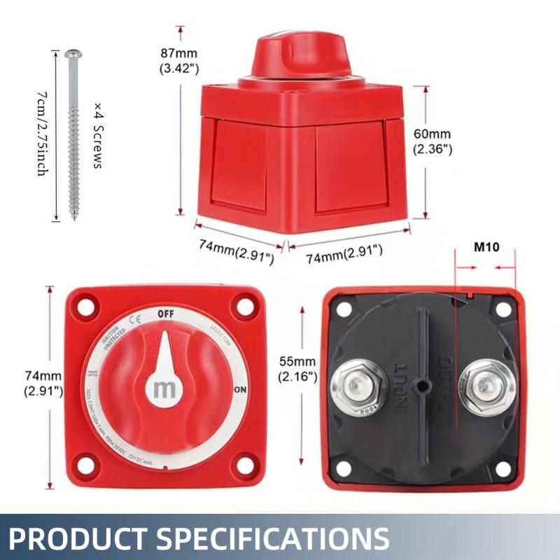 Marine Cut Off Switch 300A Single Circuit Waterproof