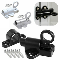 Spring Loaded Door Bolt Gate Security Self Closing