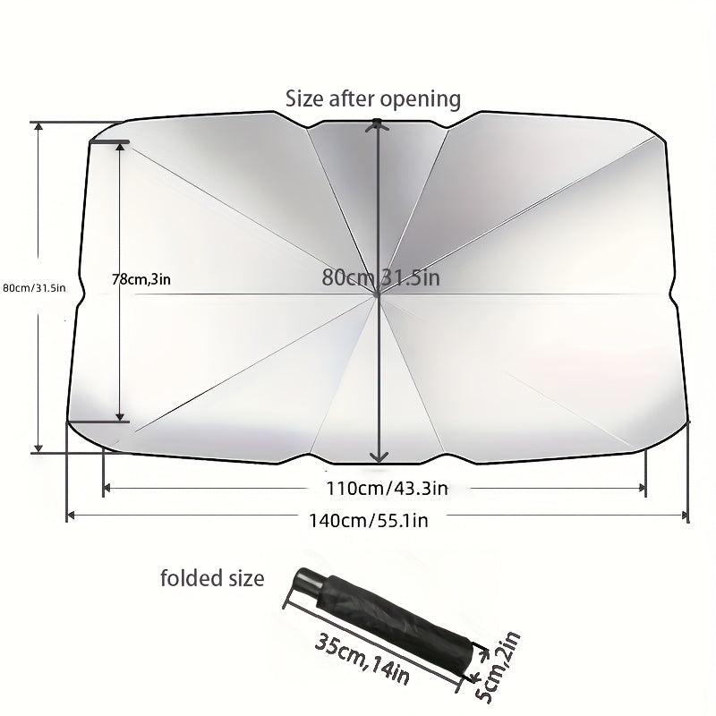 Car Front Glass Foldable Sunshade Sun Protection Gear