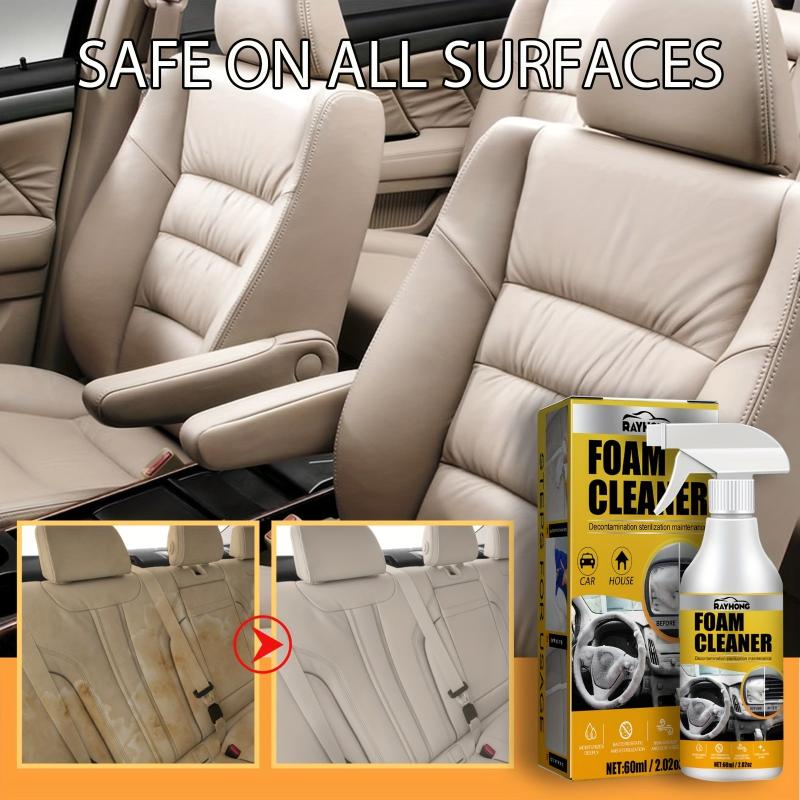 2 Pack Car Interior Foam Cleaner with Sponge