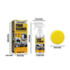 2 Pack Car Interior Foam Cleaner with Sponge