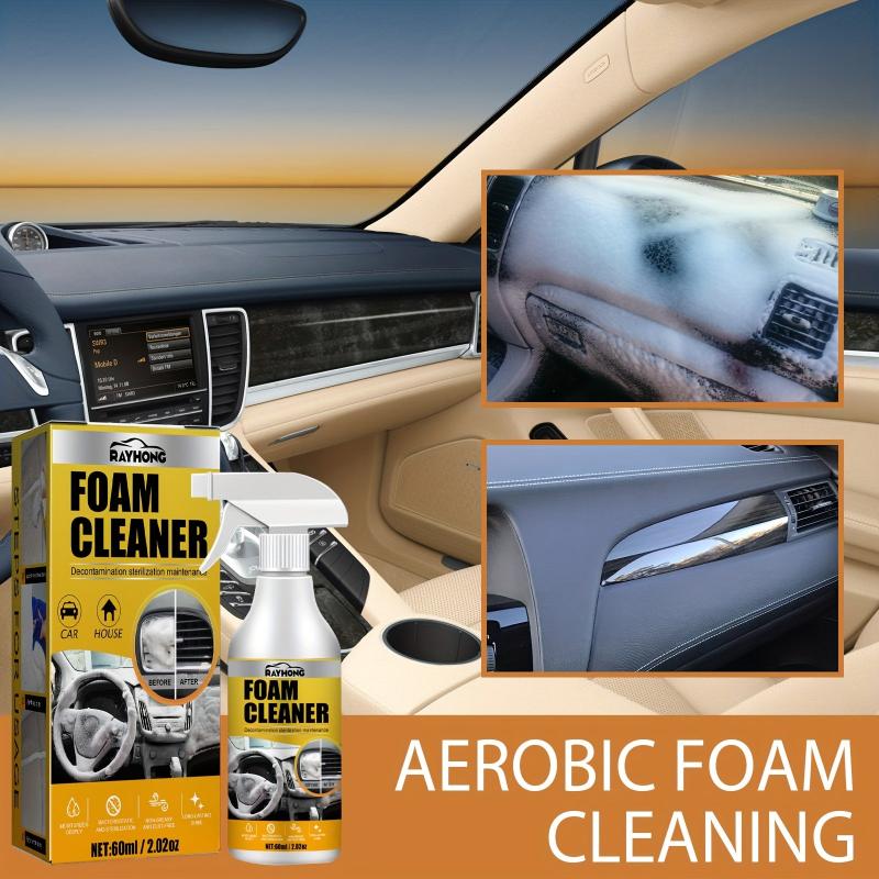2 Pack Car Interior Foam Cleaner with Sponge
