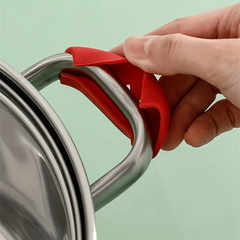 2pcs Silicone Handle Anti-scalding Cover for Pots and Woks