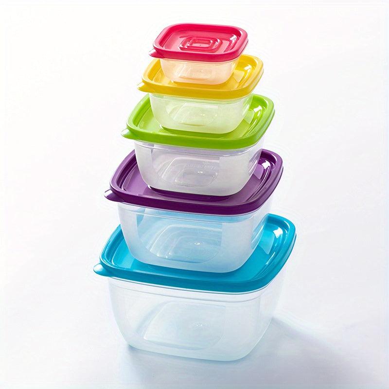 Microwave Oven Fresh-keeping Box Set Sealed Plastic Bowl