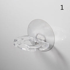 Adhesive Toothpaste Dispenser Toothbrush Holder Bathroom Shelves