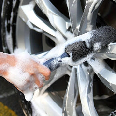 Car Maintenance Rim Cleaning Brush Microfiber Wheel Detailing Brush