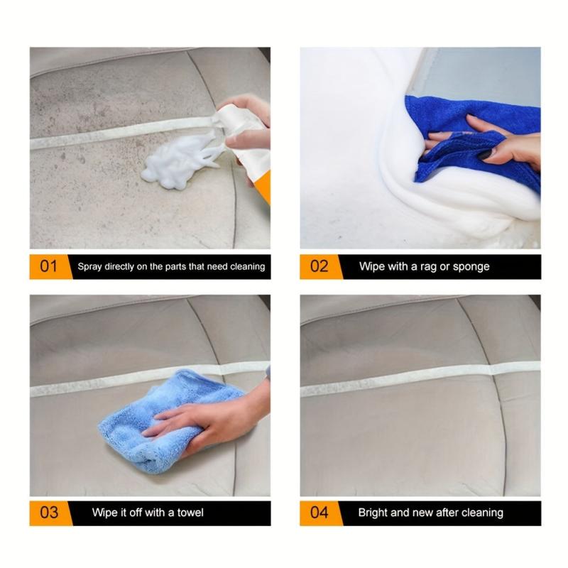 Foam Cleaner Leather Cleaning Agent Car Interior Home Wash 150ml