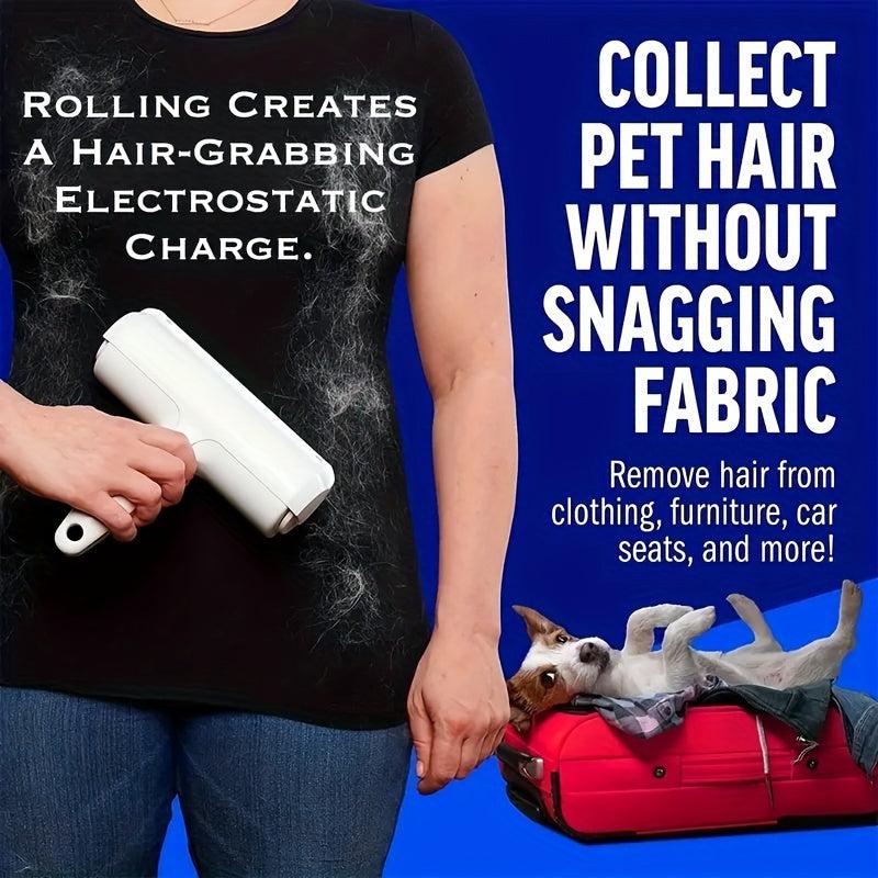 Reusable Pet Hair Remover Lint Roller & Fur Removal Tool
