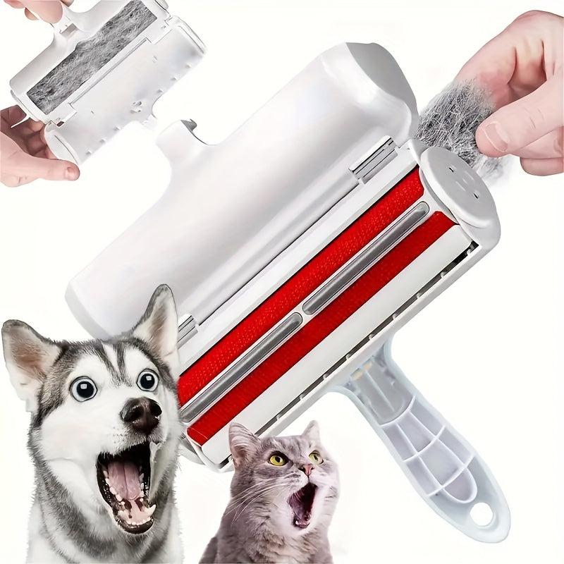 Reusable Pet Hair Remover Lint Roller & Fur Removal Tool