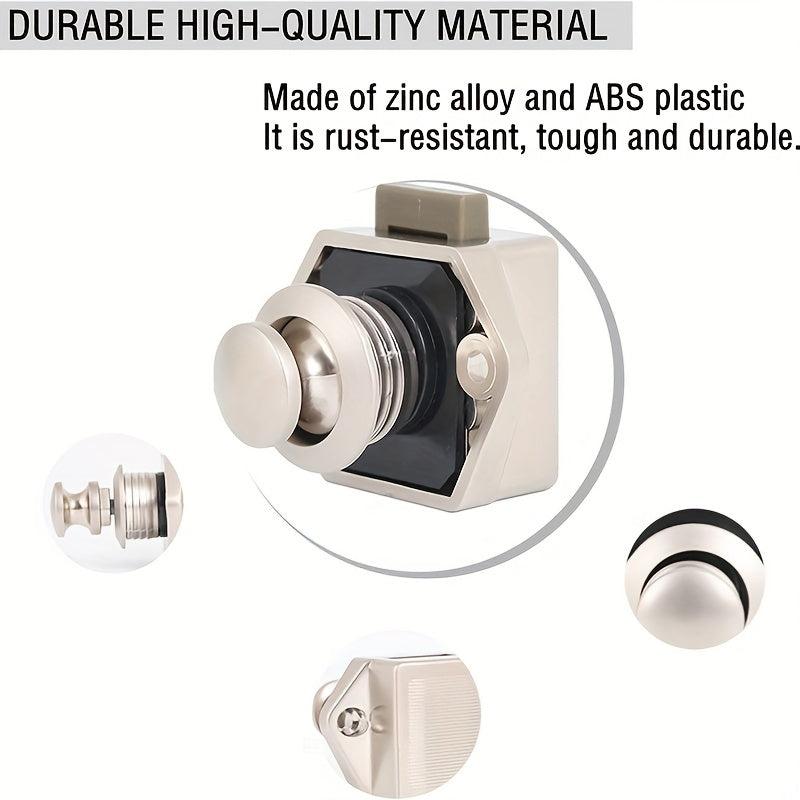RV Yacht Motorhome Push Button Latch Cabinet Door Locks