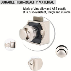 RV Yacht Motorhome Push Button Latch Cabinet Door Locks