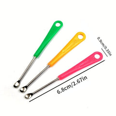 Colorful Stainless Steel Ear Wax Spoon
