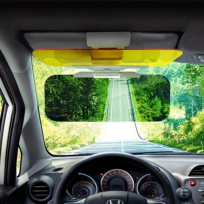 Car Sun Visor 2 In 1 Night Anti Glare Goggle HD Anti UV Rotatable