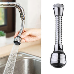 360 Rotatable Bubbler High Pressure Faucet Extender Water Saving Kitchen Gadgets