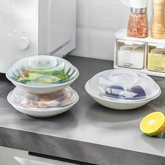 Kitchen Insulation Cover High Temp Resistant Splashproof Bowl Cover