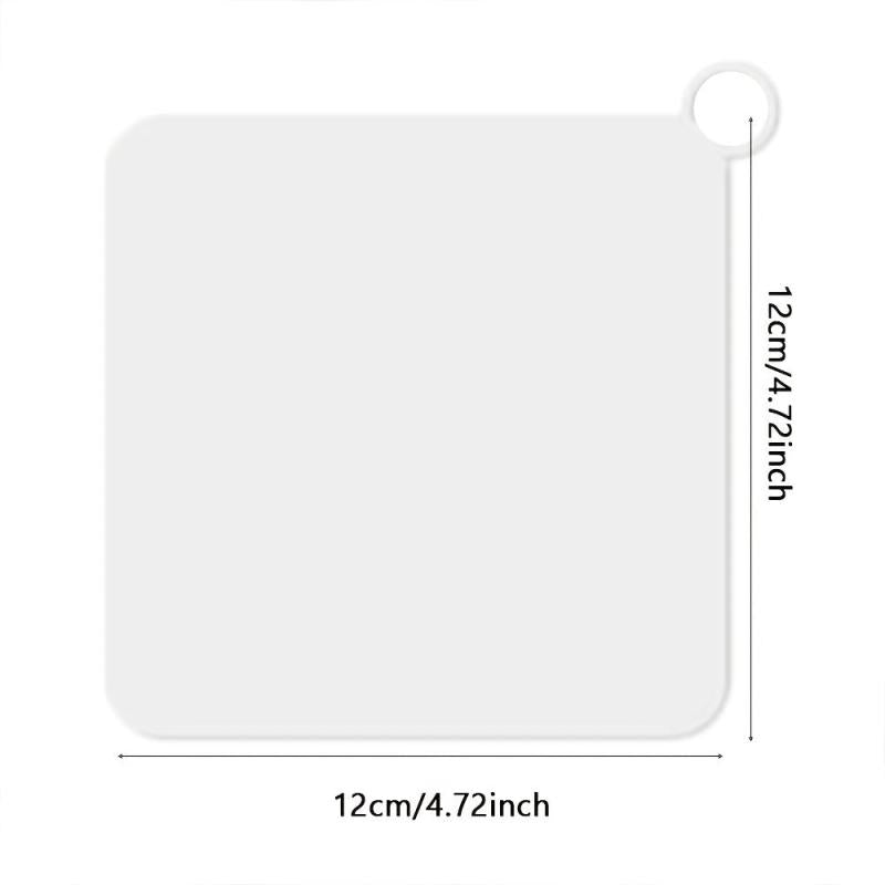 2pcs Silicone Shower Drain Cover Non Slip Floor Mat