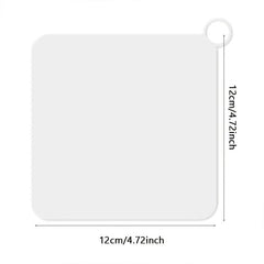 2pcs Silicone Shower Drain Cover Non Slip Floor Mat