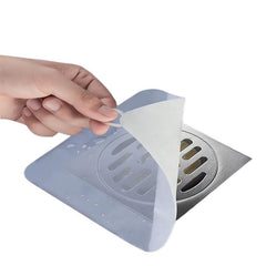 2pcs Silicone Shower Drain Cover Non Slip Floor Mat