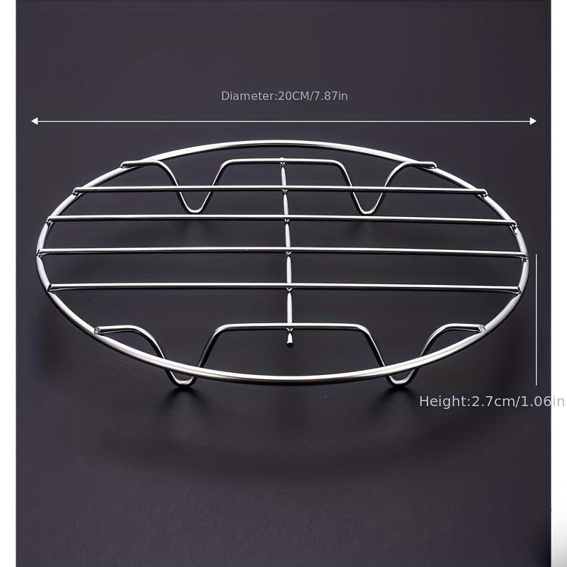 304 Stainless Steel Steaming Rack Single Layer Grill Rack Grid