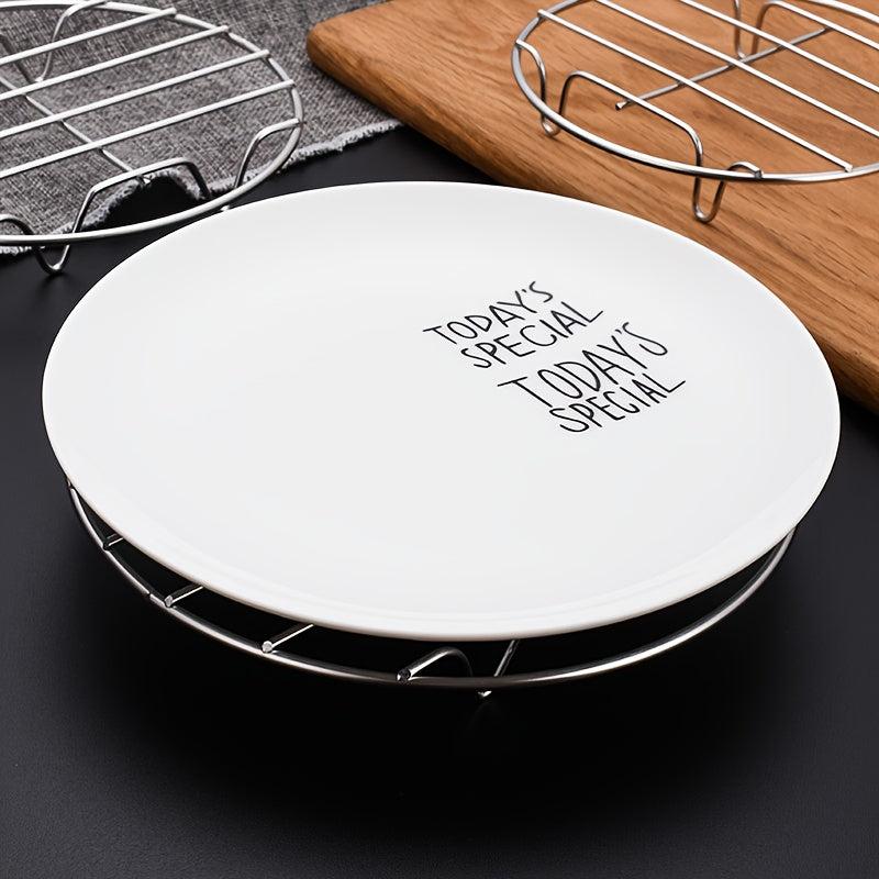 304 Stainless Steel Steaming Rack Single Layer Grill Rack Grid