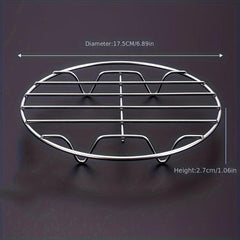 304 Stainless Steel Steaming Rack Single Layer Grill Rack Grid