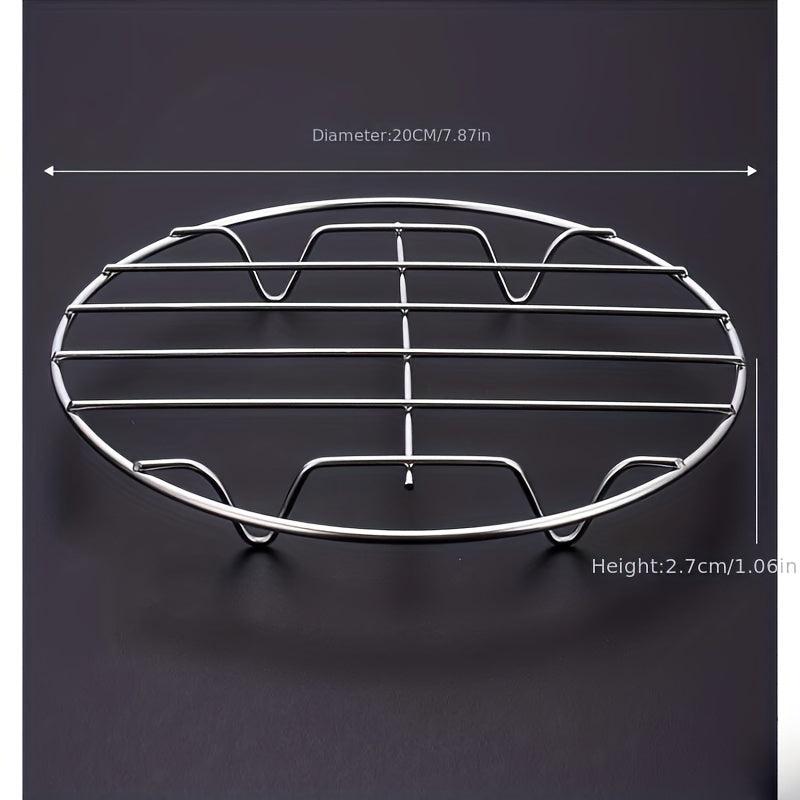 304 Stainless Steel Steaming Rack Single Layer Grill Rack Grid