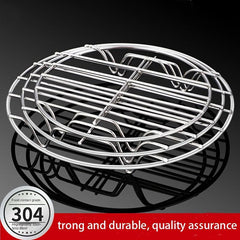 304 Stainless Steel Steaming Rack Single Layer Grill Rack Grid