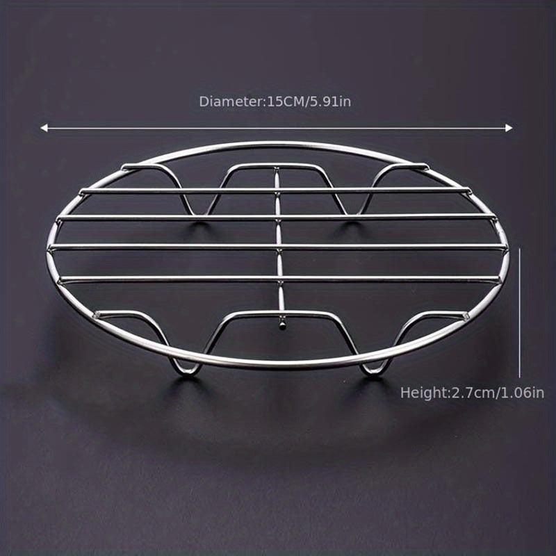 304 Stainless Steel Steaming Rack Single Layer Grill Rack Grid