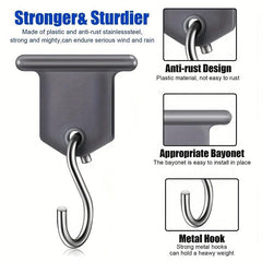8pcs RV Clogs Rain Canopy Curtain Hook