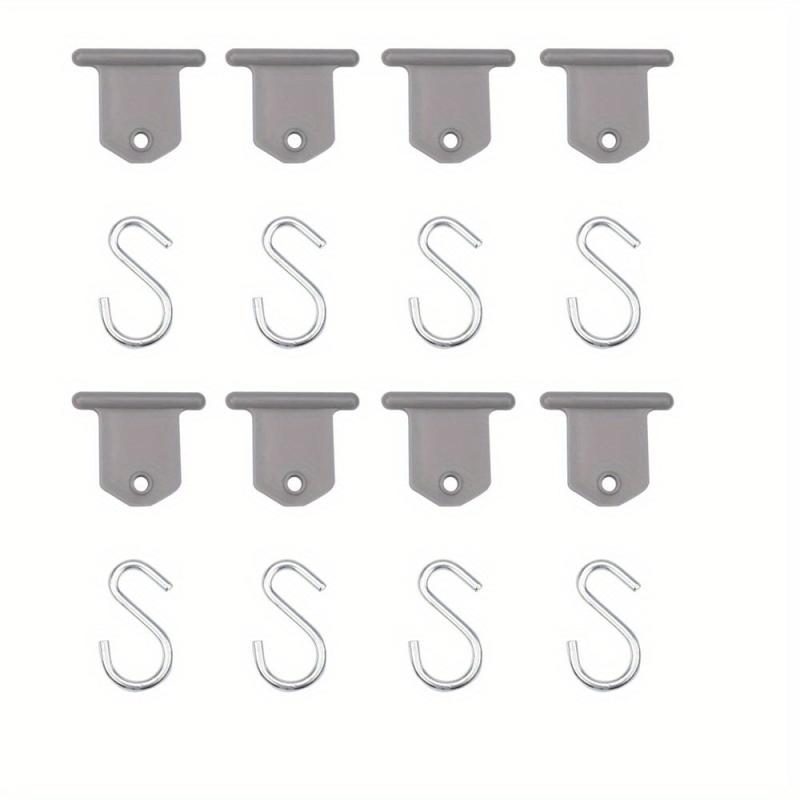 8pcs RV Clogs Rain Canopy Curtain Hook