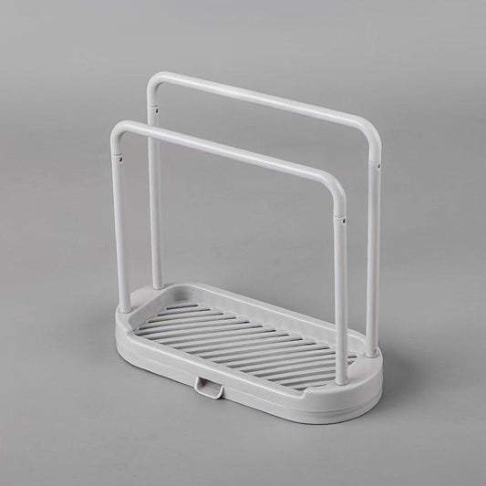 Sponge Holder Dishcloth Hanger Kitchen Sink Rack Organizer Stand