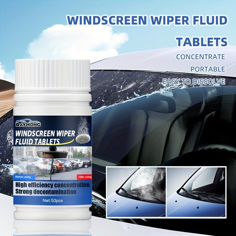 Car Windshield Cleaning Tablets - Decontamination Removal Film Cleaner