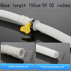 5.9ft Air Conditioning Drainage Pipe Washing Machine Inlet Hose