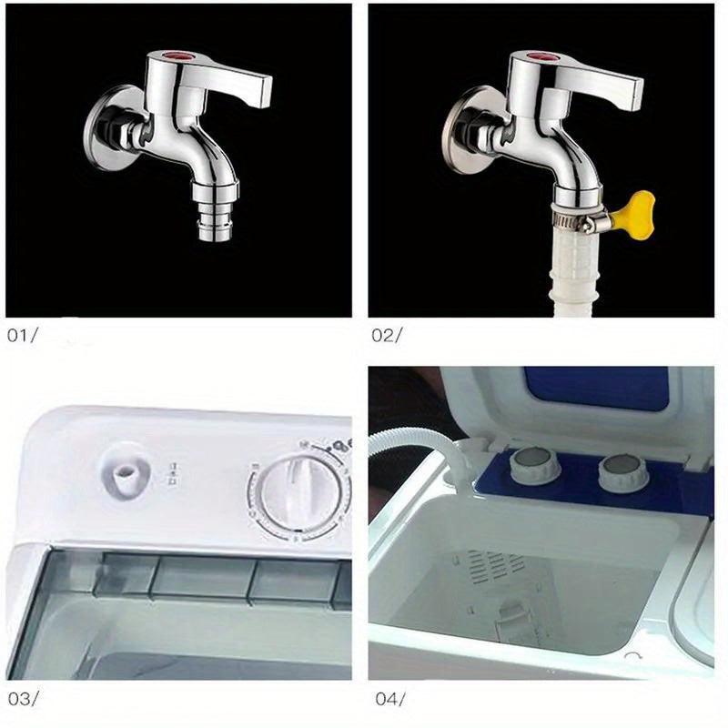 5.9ft Air Conditioning Drainage Pipe Washing Machine Inlet Hose