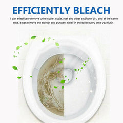 12pcs Automatic Toilet Bowl Cleaner Tablets with Bleach