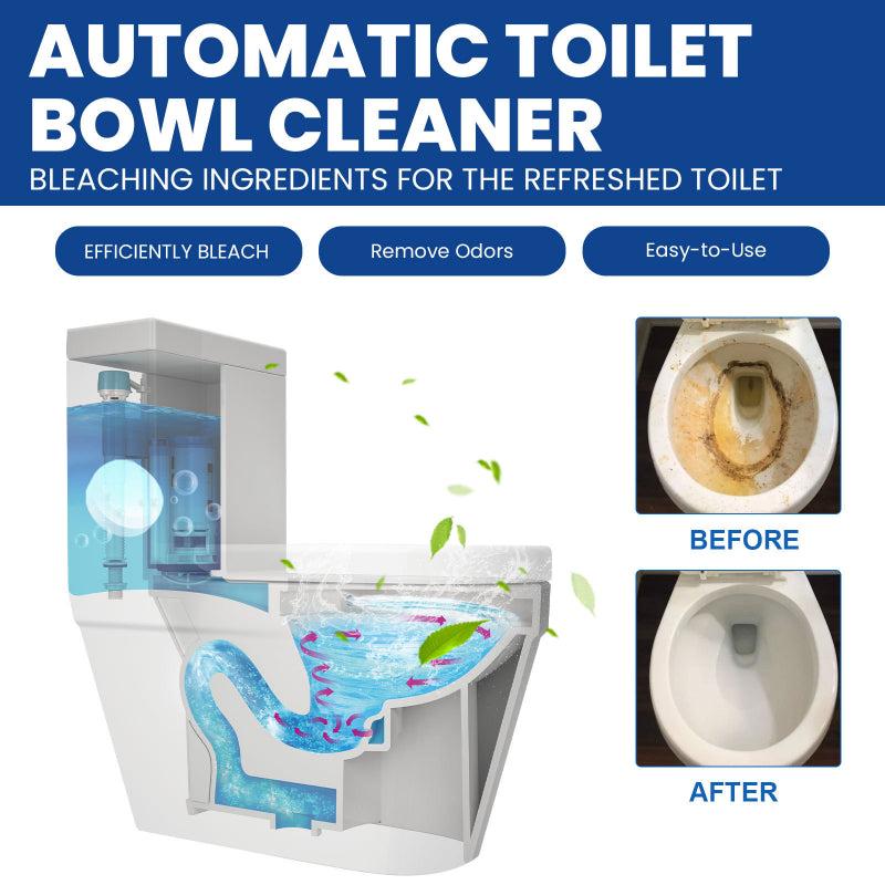 12pcs Automatic Toilet Bowl Cleaner Tablets with Bleach