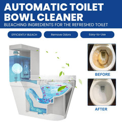 12pcs Automatic Toilet Bowl Cleaner Tablets with Bleach