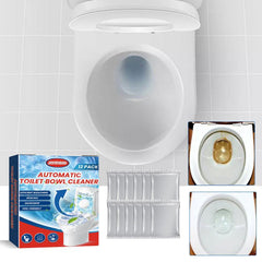 12pcs Automatic Toilet Bowl Cleaner Tablets with Bleach