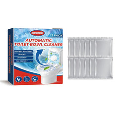 12pcs Automatic Toilet Bowl Cleaner Tablets with Bleach