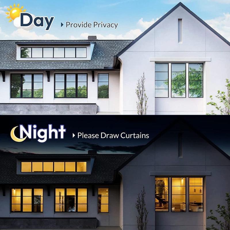 One Way Window Film Privacy Sun Blocking Heat Control Anti UV Film