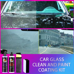 Car Glass Clean & Paint Coating Kit Windshield Cleaner Ceramic Coating